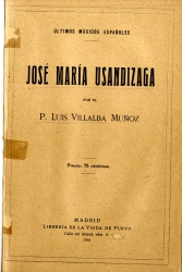 Villalba. José María Usandizaga